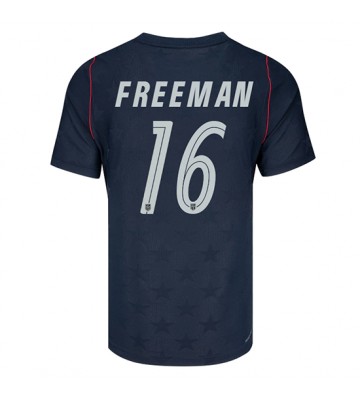 Förenta stater Alex Freeman #16 Bortatröja VM 2026 Kortärmad